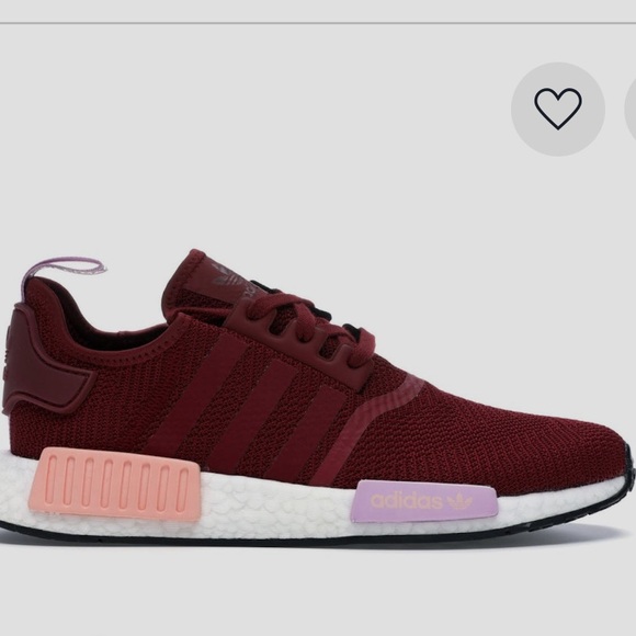 •ADIDAS•BURGUNDY COLLEGIATE ORIGINAL NMD_R1 SNEAKERS SIZE 6 WITH BOX. VGUC - Picture 10 of 10